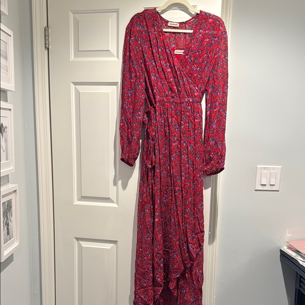 Chic Long Sleeve Floral Dress